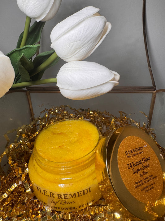 24 Karat Glow – Exfoliating Body Scrub (5 oz)